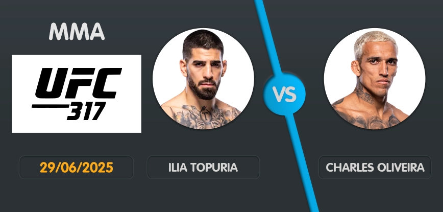 Pronostic ilia topuria charles oliveira